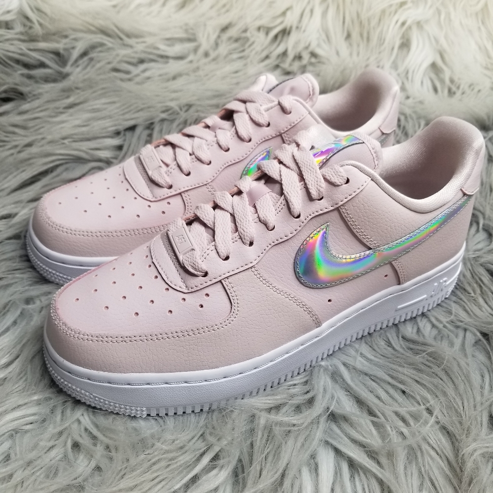 💕 Nike Air Force 1 Low Pink Iridescent 💕 - Picture 5 of 5